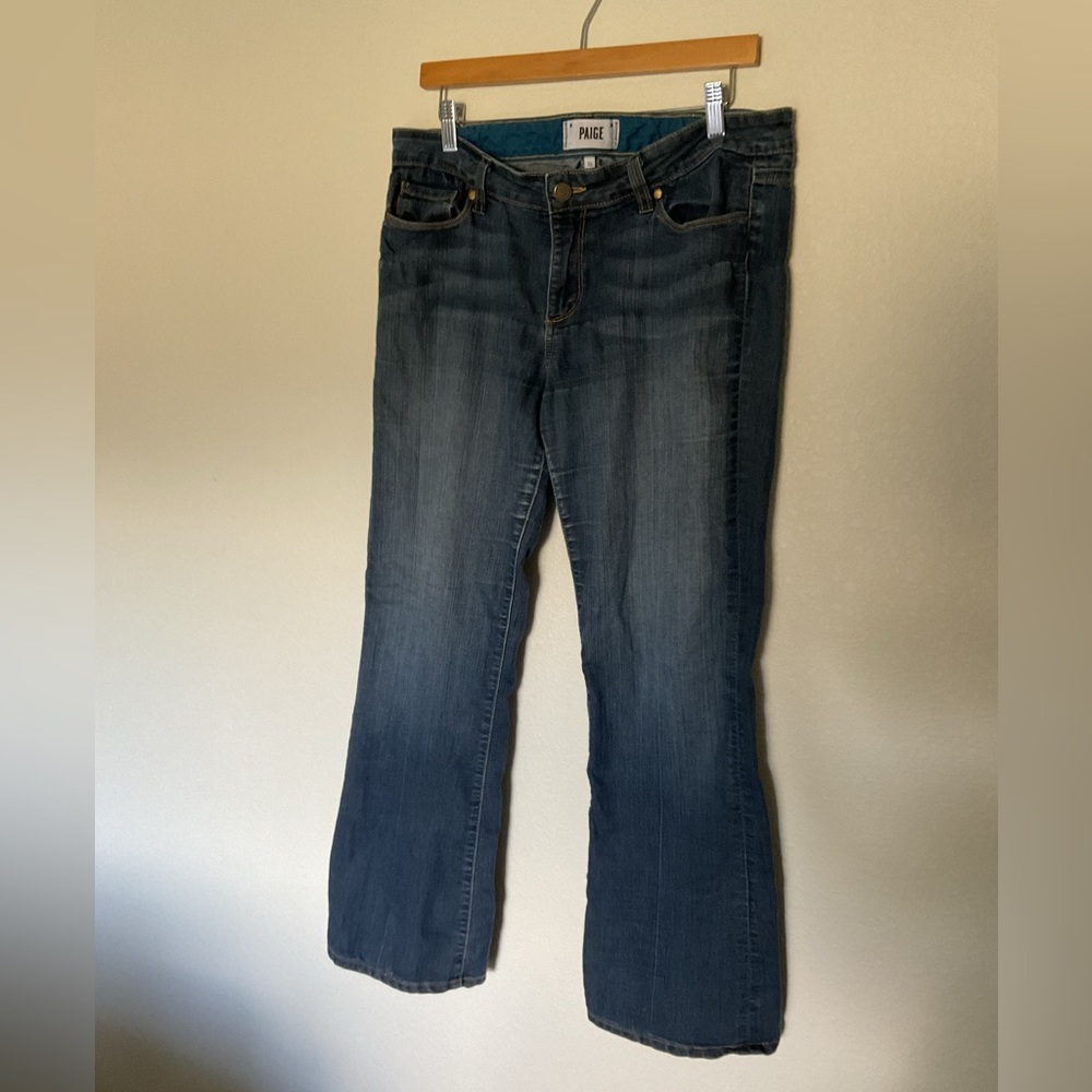 PAIGE Woman’s Blue SKYLINE Boot Jeans size 32